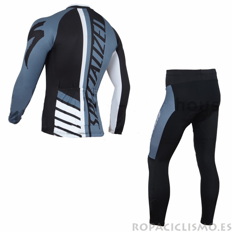 2016 Specialized Mangas Largas Pro Racing Negro Gris